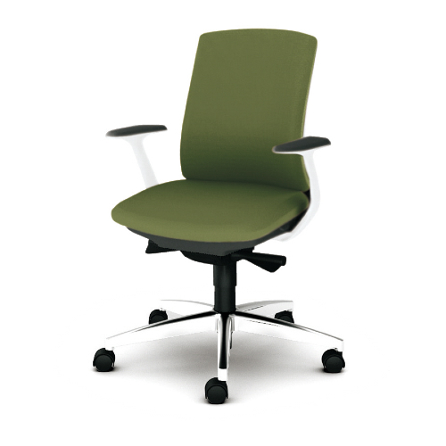 PLUS プラス ベネスチェア BeneS バイカラーフレーム ローバック 固定肘 アルミ脚 KB-BN513SL