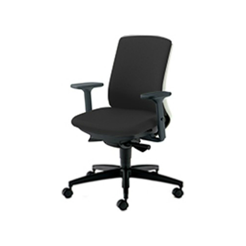 プラス ベネスチェア(BeneS) バイカラーフレーム ローバック アジャスト肘 樹脂脚 KD-BN510SL