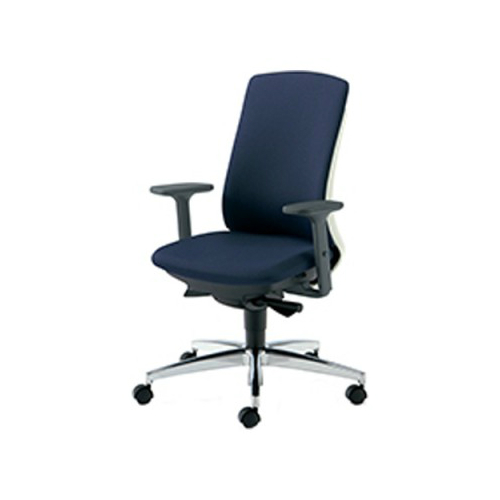 プラス ベネスチェア(BeneS) バイカラーフレーム ハイバック アジャスト肘 アルミ脚 KD-BN514SL