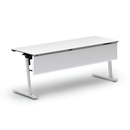 コクヨ ミーティングテーブル カーム パネル付きタイプ 棚なし SAW(ホワイト)塗装脚 KT-PJ1401SAWPAWNN