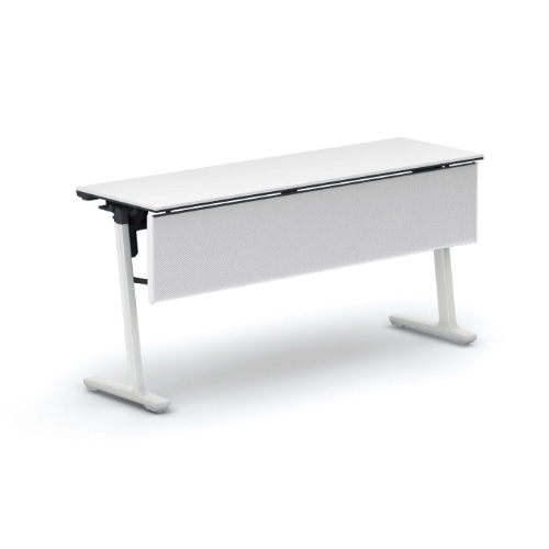 コクヨ ミーティングテーブル カーム パネル付きタイプ 棚なし SAW(ホワイト)塗装脚 KT-PJ1402SAWPAWNN