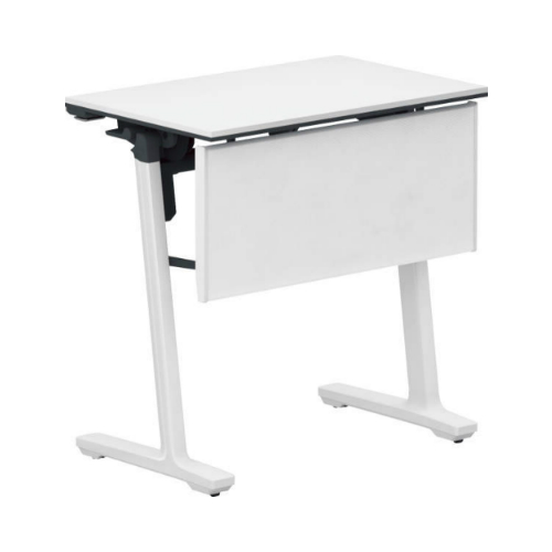 コクヨ 研修施設用テーブル カーム フラップテーブル パネル付き/棚なし SAW(ホワイト)塗装脚 KT-PJ147SAWPAWNN