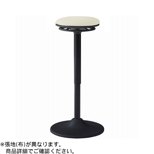 オカムラ ミーティングチェア ピルエットチェア スイング脚 スツール ブラックシェル 布張 インターロック L122EA-FXW