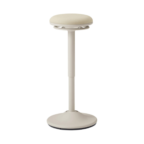 オカムラ ミーティングチェア ピルエットチェア スイング脚 スツール ライトグレージュシェル 布張 インターロック L122EV-FXW