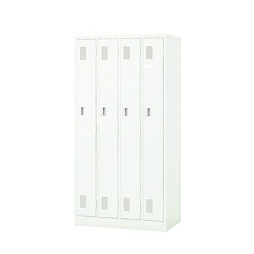 ナイキ LKロッカー 4人用ロッカー 内筒交換錠タイプ W900×D515×H1790 LK4JNC-AW/LK4JNC-W