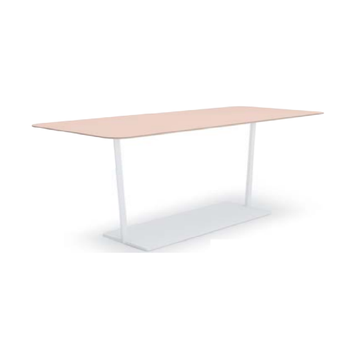 コクヨ ミーティングテーブル リージョン(Region) T字脚 角形テーブル/ミドルテーブル/リノリウム天板 LT-RG219M