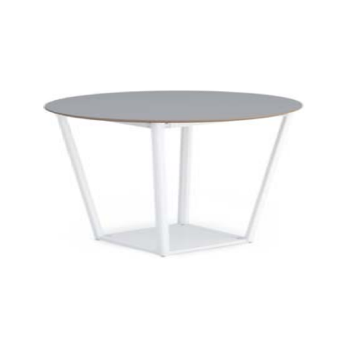 コクヨ ミーティングテーブル リージョン(Region) ボックス脚 円形テーブル/ミドルローテーブル/リノリウム天板 LT-RGC10ML