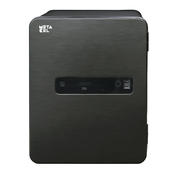 エーコー(EIKO) メタセル マルチロック式小型耐火金庫 テンキー式 指紋照合式 MC-40PRHG