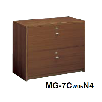 コクヨ 役員室用家具 マネージメント 70シリーズ ラテラル2段キャビネット MG-7C