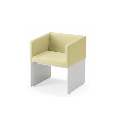 コクヨ ロビーチェアー SSシリーズ アームチェアー エコPVCレザー張り W550×D550×H640 NSS-LA1S