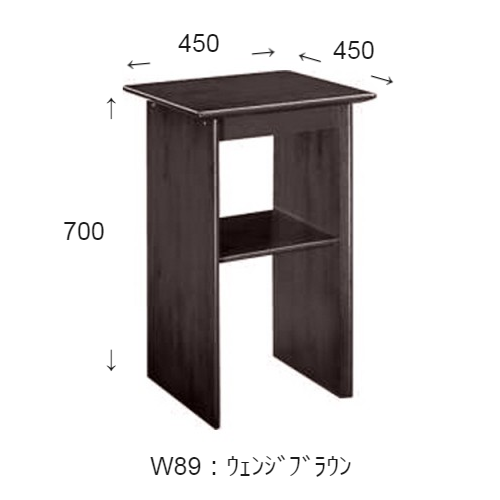 コクヨ 応接セット 応接用テーブル 電話台 NT-S120シリーズ W450×D450×H700 NT-TT128W8
