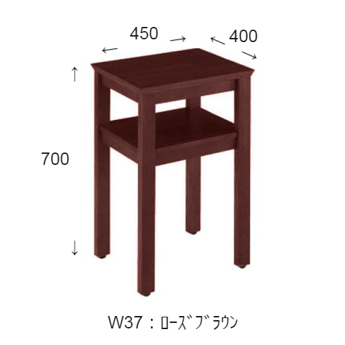 コクヨ 応接セット 応接用テーブル 電話台 NT-260シリーズ W450×D400×H700 NT-TT268W35N/NT-TT268W37N