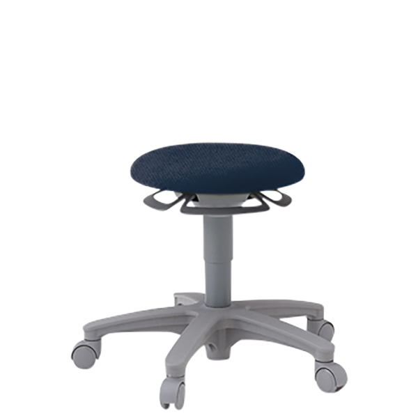イトーキ 医療家具 サポートスツール 背なし キャスター付 布張り PCK-1104PV