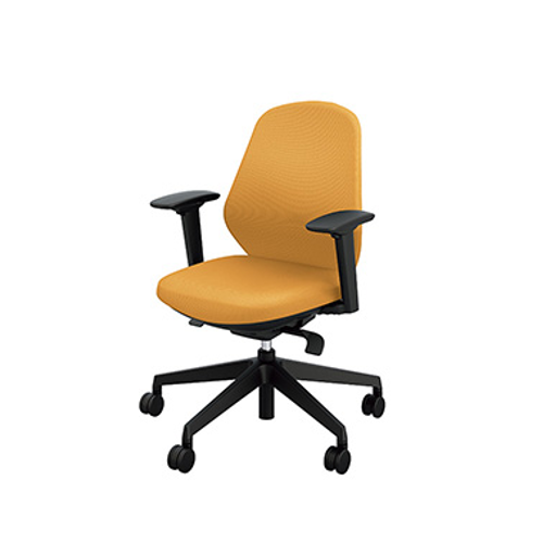 ナイキ トートバックチェア(Tote back) RBCE型 布張り ローバック 可動肘付 ホワイトボディ RBCE511FA