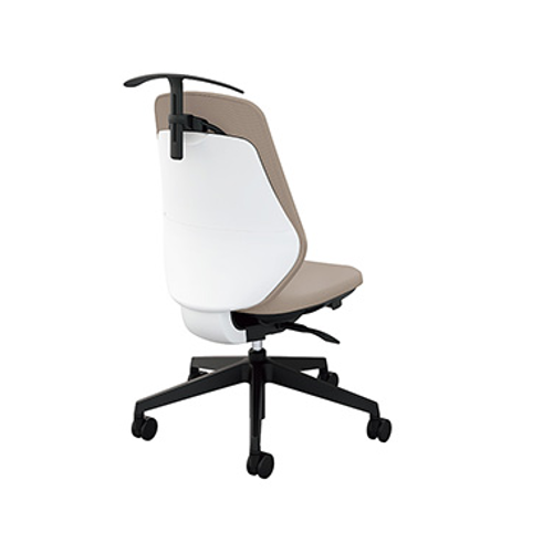 ナイキ トートバックチェア(Tote back) RBCE型 布張り ハイバック ハンガー付 肘なし ホワイトボディ RBCE512FH