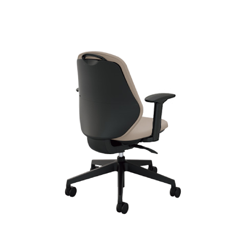 ナイキ トートバックチェア(Tote back) RBCE型 布張り ローバック 可動肘付 ブラックボディ RBCEB511FA