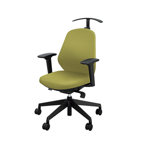 ナイキ トートバックチェア(Tote back) RBCE型 布張り ローバック ハンガー付.可動肘付 ブラックボディ RBCEB511FAH