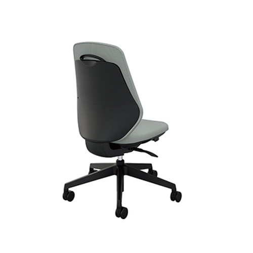 ナイキ トートバックチェア(Tote back) RBCE型 布張り ハイバック 肘なし ブラックボディ RBCEB512F