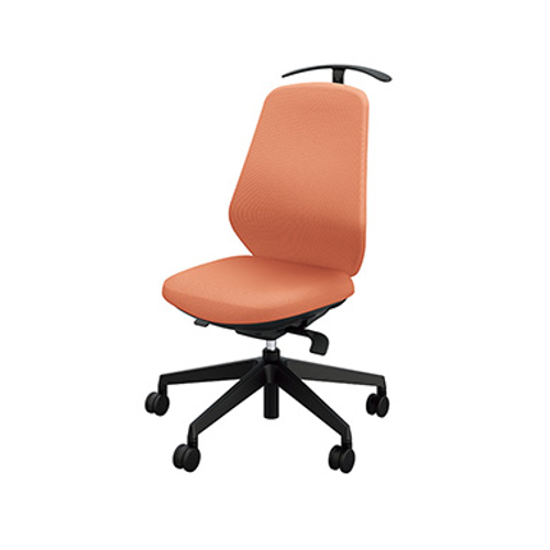 ナイキ トートバックチェア(Tote back) RBCE型 布張り ハイバック ハンガー付.肘なし ブラックボディ RBCEB512FH