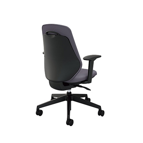 ナイキ トートバックチェア(Tote back) RBCE型 布張り ハイバック 可動肘付 ブラックボディ RBCEB513FA