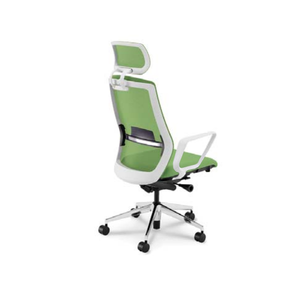 内田洋行セレッツァ ヘッドレスト付 背スタンダードメッシュ リング肘 ランバー付 ポリッシュ脚 SA-731WPRA-PAL/5-362-683