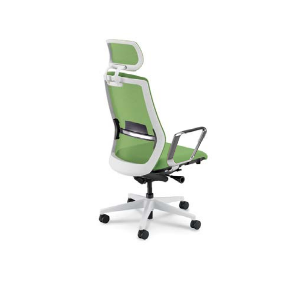 内田洋行セレッツァチェア ヘッドレスト付 背スタンダードメッシュ アルミリング肘 ランバー付 樹脂脚 5-362-646/5-362-666