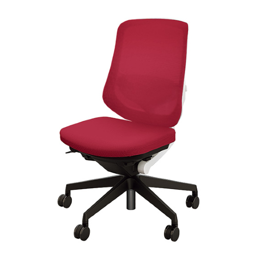 ナイキ セリフトチェア (Selift) (ホワイト) ミドルバック 布張り 肘なし ペルビックランバーサポート付・ハンガー付 SLEN512FB