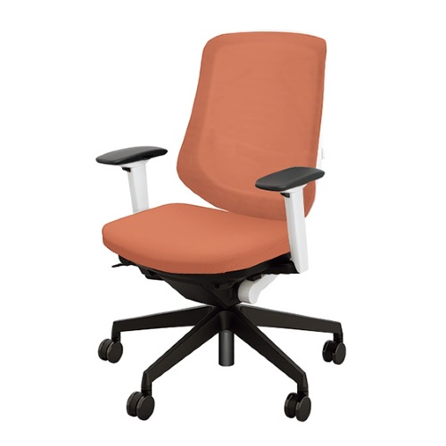 ナイキ セリフトチェア (Selift) (ホワイト) ミドルバック 布張り 可動肘  SLEN513FA