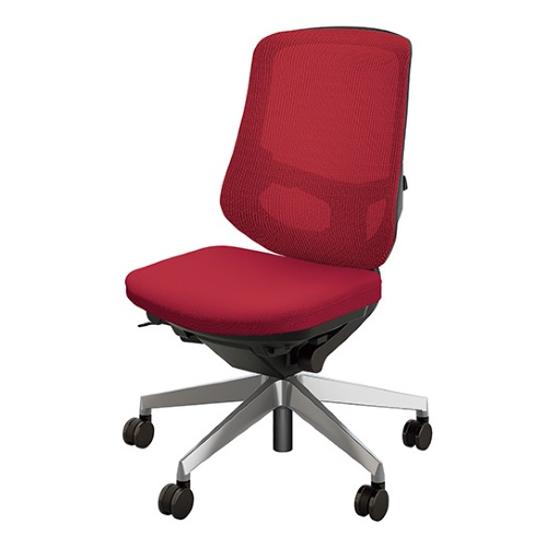 ナイキ セリフトチェア (Selift) (アルミ脚) ミドルバック 座布張り/背メッシュ張り 肘なし SLENB512AF