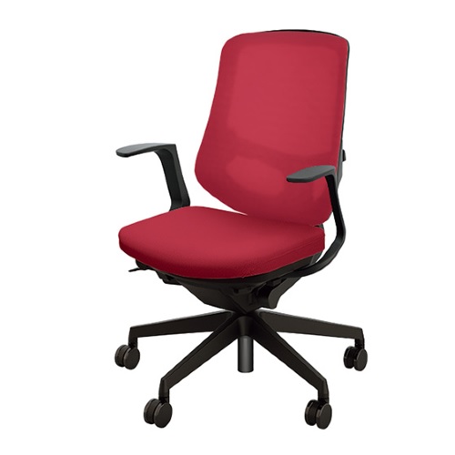 ナイキ セリフトチェア (Selift) (ブラック) ミドルバック 布張り 固定肘  SLENB513F