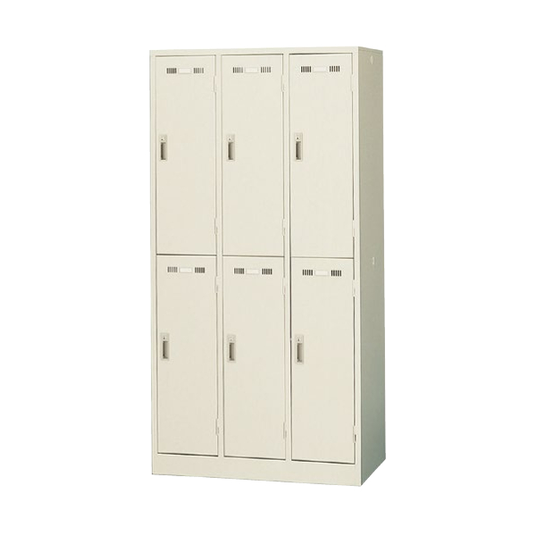 生興 seiko SLKロッカー 6人用ロッカー シリンダー錠 ニューグレータイプ SLK-6