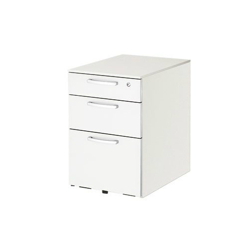 ナイキ ウエイク(テーブルシステムWK型) ワゴン W395×D580×H611 シリンダー錠 TR046XC-WW