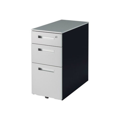 ナイキ ウエイク(テーブルシステムWK型) スリムワゴン W300×D580×H611 シリンダー錠 WK036XC-SVD