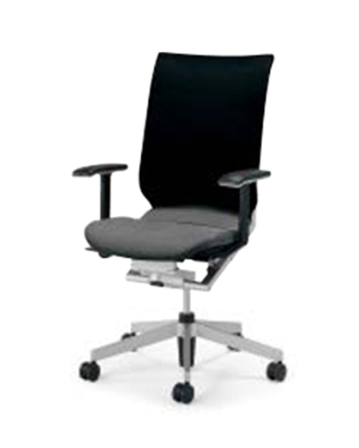 コクヨ アガタチェア 布張り スタンダードタイプ T型肘 背クッション付き CR-G1251U1M