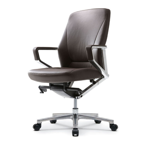 内田洋行 内田洋行 オフィスチェア FURSYS ファシスチェア CH5200シリーズ  カンファレンスチェア 本革張り CH5201 5-351-3102