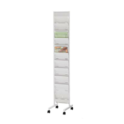 ウチダ パンフレットラック ＥＳシリーズ 直立片面１列10段 ES-P-110 6-404-1110