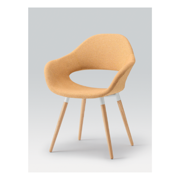 イトーキ オフィスチェア ノキチェア(noki) 木脚 KLF-155C-NY6