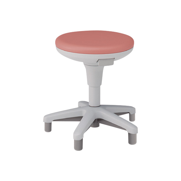 イトーキ 医療家具 サポートスツール2 スツール 肘なし グライド付 ビニールレザー KSK-682DL-M6