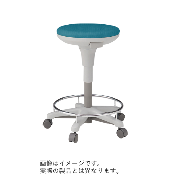 イトーキ 医療家具 サポートスツール2 スツール 足掛付 グライド付 布張り KSK-692PV-A3