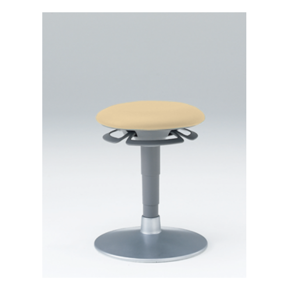 イトーキ 医療家具 サポートスツール 背なし 円盤脚 ビニールレザー張り PCK-1108DL-K6