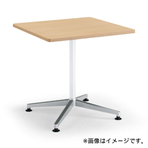 コクヨ ミーティングテーブル JUTO ジュート 単柱脚 ポリッシュ脚 角形 正方形天板 ラウンドエッジ キャスター MT-JTJR77P