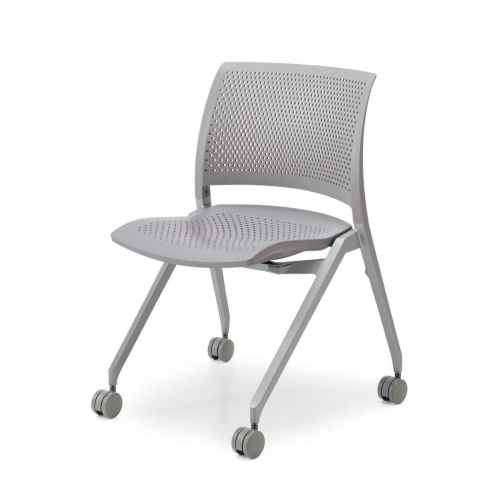 コクヨ MTGチェア スプライン(Spline)チェア キャスタータイプ 座樹脂シェルタイプ/ライトグレーシェル K11-S200W-E21/K11-S200U-E21