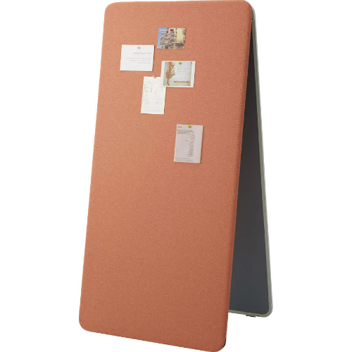 コクヨ マテリボ(MATERIBO) ピンナップボード 片面ホワイト板面/片面張り地 W865×D570×H1345 B01-C067S1C2