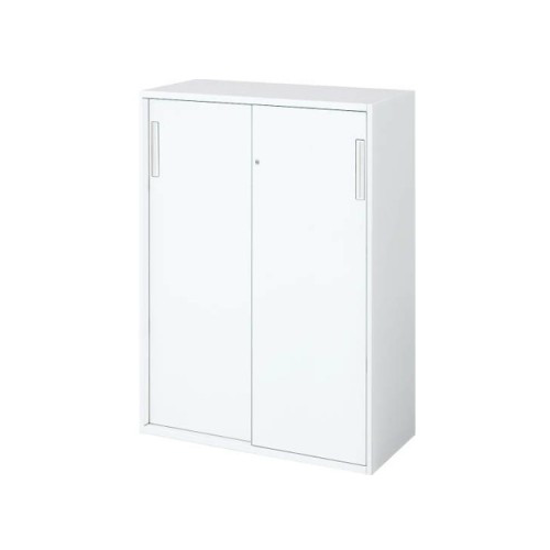 コクヨ エディア(EDIA) スタンダード 2枚引き違い 下置き書庫 W900×D450×H1185 BWU-HD269SAWNN/BWU-HD269F1NN