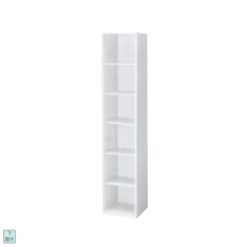 コクヨ エディア(EDIA) スタンダード ハーフオープン書庫 下置き書庫 W450×D450×H2100 BWU-K85SAW