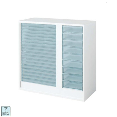 コクヨ エディア(EDIA) スタンダード トレーユニットA4深.A3コンビ型 下置き書庫 BWU-PA2F49SAWN/BWU-PA2F49F1N