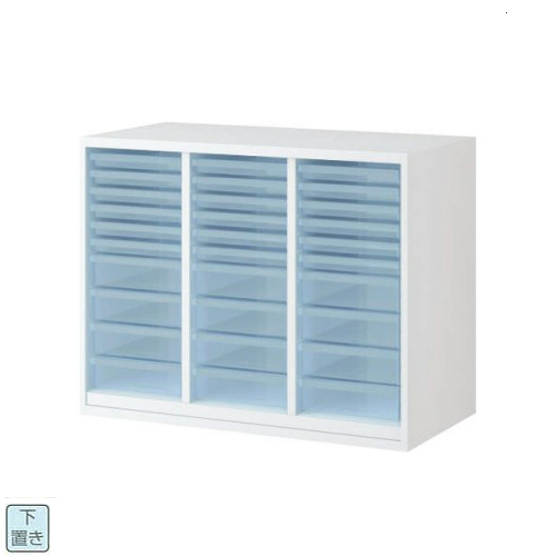 コクヨ エディア(EDIA) スタンダード トレーユニットA4浅深コンビ型 下置き書庫 BWU-PA339SAWN/BWU-PA339F1N