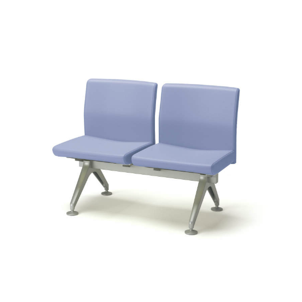 コクヨ ロビーチェアー 4700シリーズ 2連 布/エコPVレザー W1040×D548×H790 CN-4702