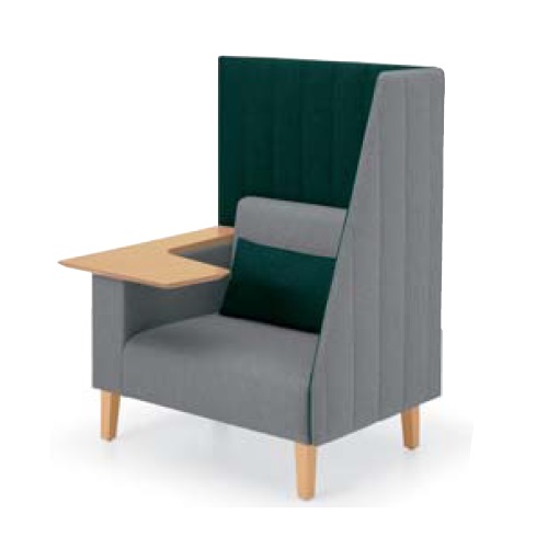 コクヨ ロビーチェア interval インターバル カプセルソファー 1.5sido type CN-C203WS1/CN-C203WS5