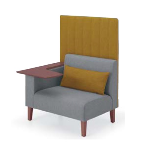 コクヨ ロビーチェア interval インターバル カプセルソファー 1sido type CN-C204WS1/CN-C204WS5